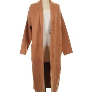 Mango Tan Longline Cardigan